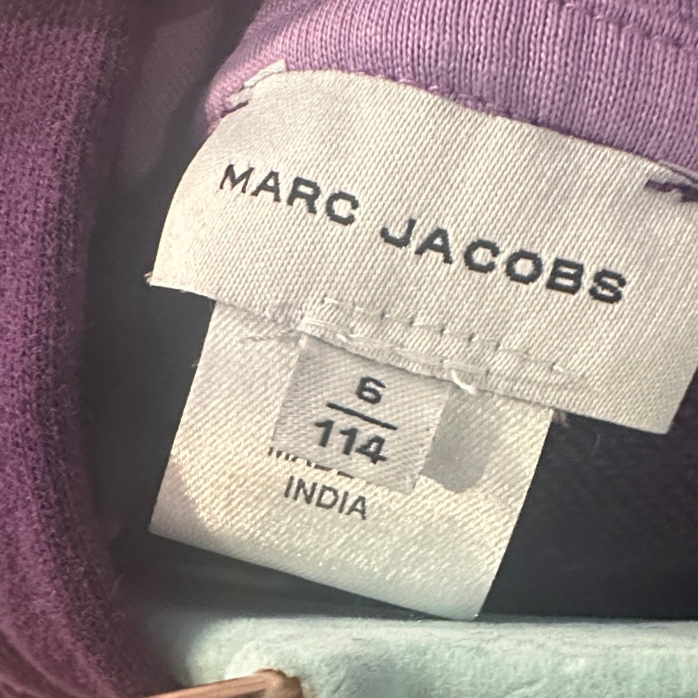 Marc Jacobs Purple Dress with Pink and Red Accents - Picture 3 of 3